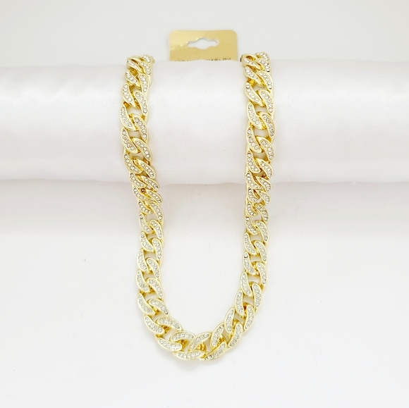 14K Gold plated Other - 14K Gold plated hip hop bling bling necklace. New